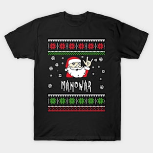 manowar santa metal T-Shirt